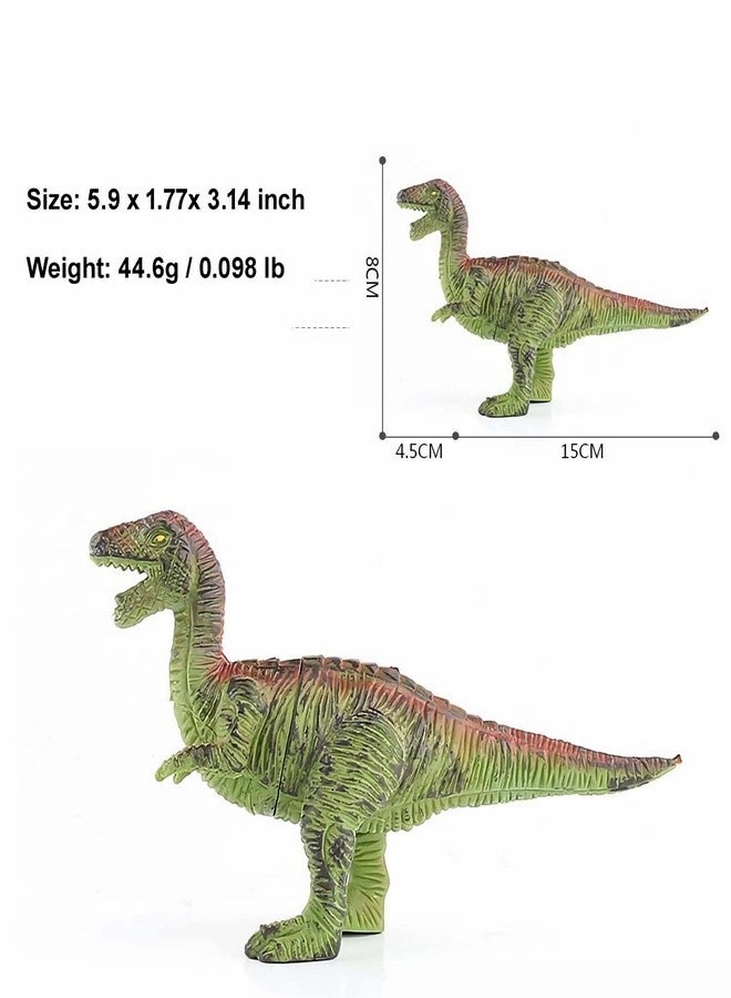 Qoadwem Velociraptor Dinosaur Cake Toppers, Velociraptor Dinosaur Cake Topper With Birthday Party Hat And Gift Box For Dinosaur Party Cake Decorations… - Image 2